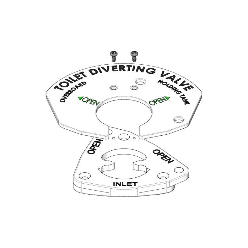 Y-ventil til septiktank Fascia upgrade kit