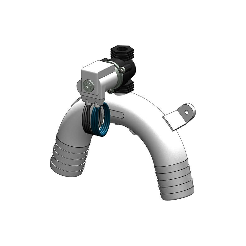 Elektrisk vakuumventil Vakumventil solenoid 38 mm hvid