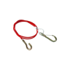 Sikkerheds wire 960mm krog & karabinhage