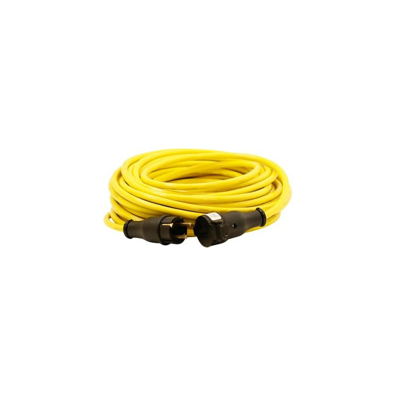 Forlngerledning Power kabel gul 20m 1,5mm2
