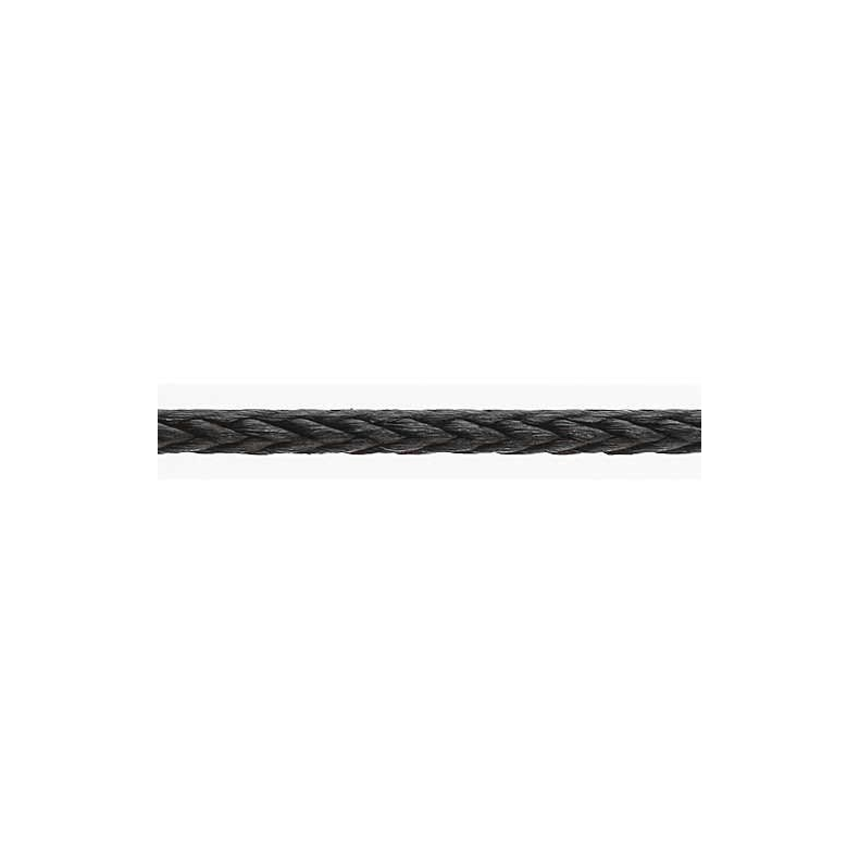 Metervare D12 Dyneema, ren uden strmpe D12 sort, 5mm metervare