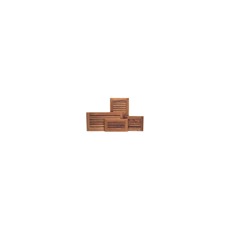 Ventilationsrist, teak Ventilationsrist, teak 16 x 28,5 cm.