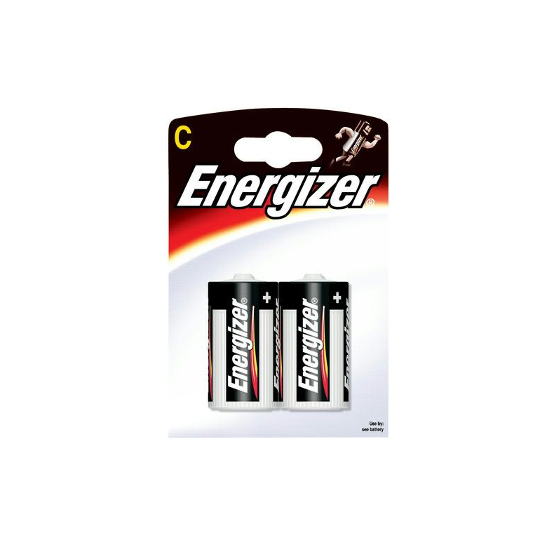 Energizer alkaliske batteri, Antal i pk 2, IEC-Norm LR14, Spndning 1,5
