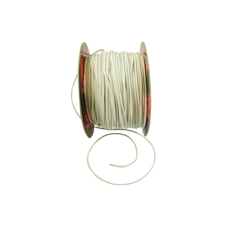 Shockcord hvid 5mmx100m