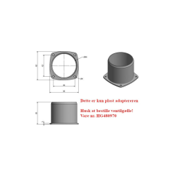 Ventilgller med slangeadapter