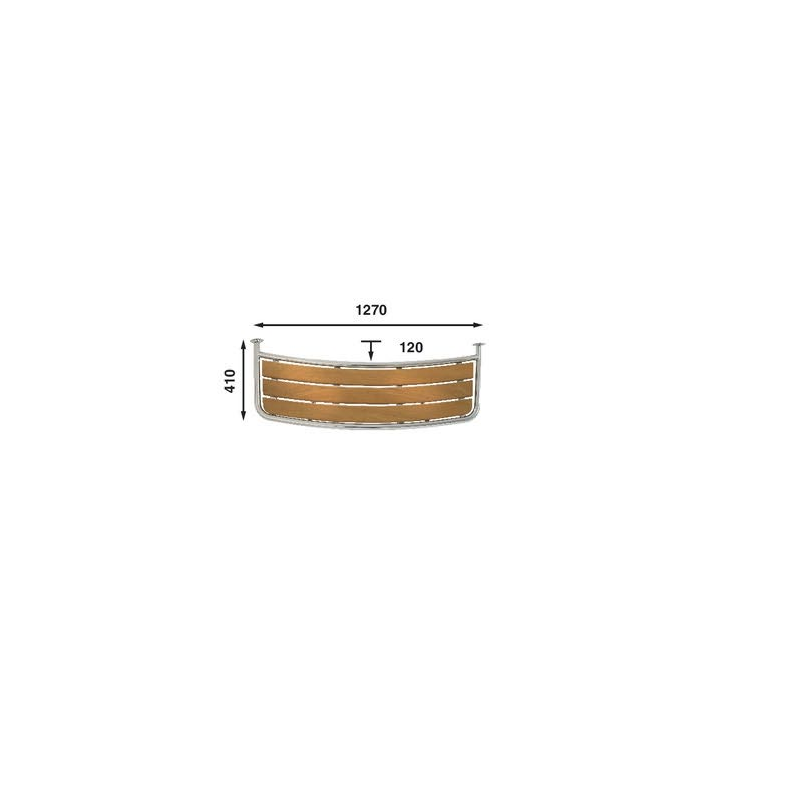 Badeplatforme for sejlbde btsystem Badeplatform 1270x410 mm