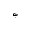 Fenderliste 6mm Sort