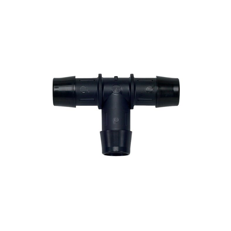 Slangekoblinger af plast T-stykke 1/2'' sort nylon