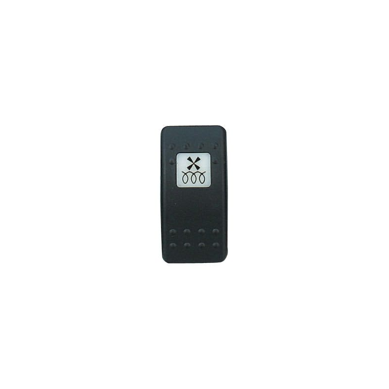 Trykknap med symbol Trykknap varmluft 466068