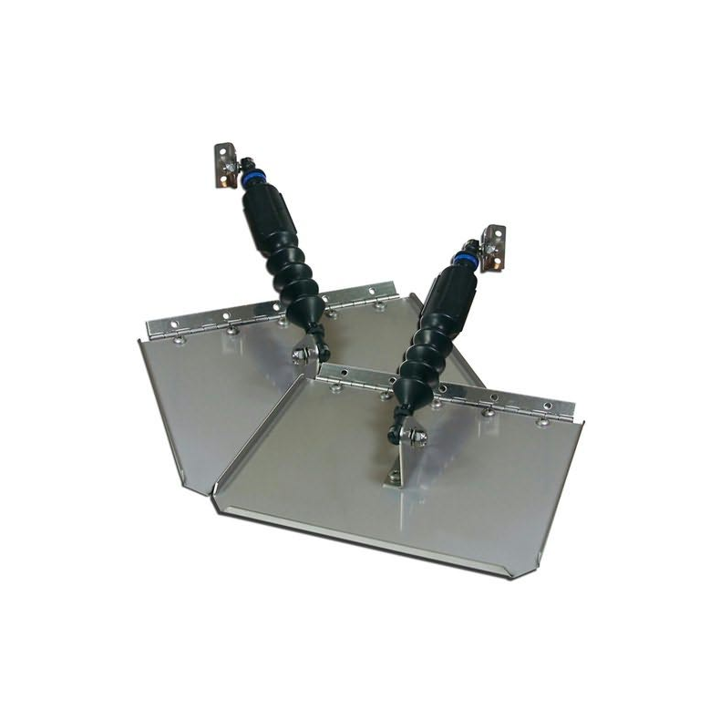 Smart tabs i rustfrit stl Trimtabkit 9x8 trimplade 40 lb