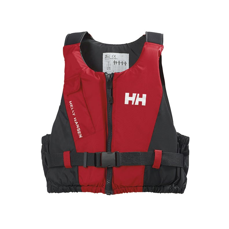 Helly Hansen Rider Vest Rd Str. Ebony Rider Vest - Str. 60-70kg - 164 Red/Ebony