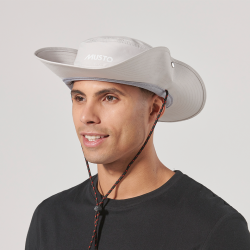 MUSTO EVO FD BRIMMED HAT -M -813 PLATINUM