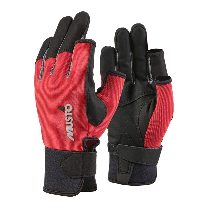 MUSTO ESS SAILING LF GLOVE -XS -169 TRUE RED