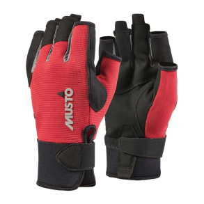 MUSTO ESS SAILING SF GLOVE -M -169 TRUE RED