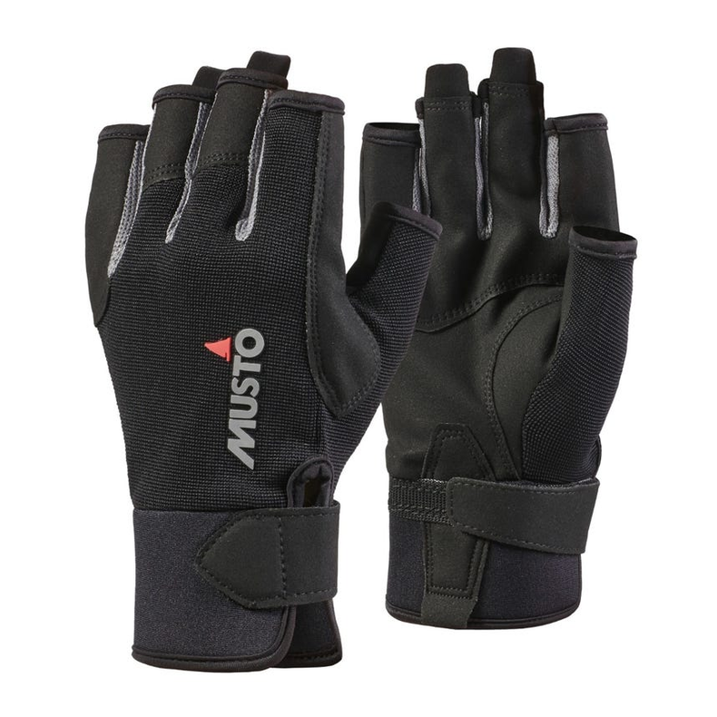Sejlerhansker Musto korte fingre Ess Sailing Sf Glove MUSTO ESS SAILING SF GLOVE -XS -991 BLACK
