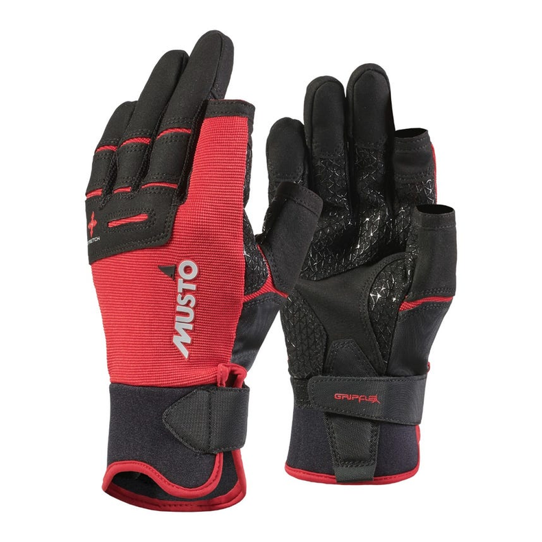MUSTO PERF LF GLOVE -XS -169 TRUE RED