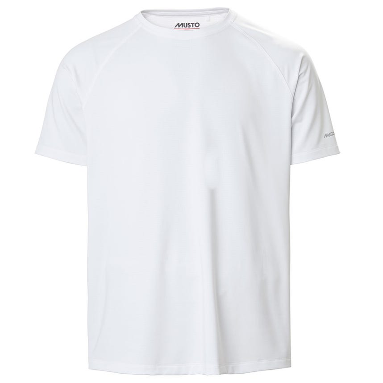 MUSTO EVO SUNBLOCK SS TEE 2.0 -L -002 WHITE