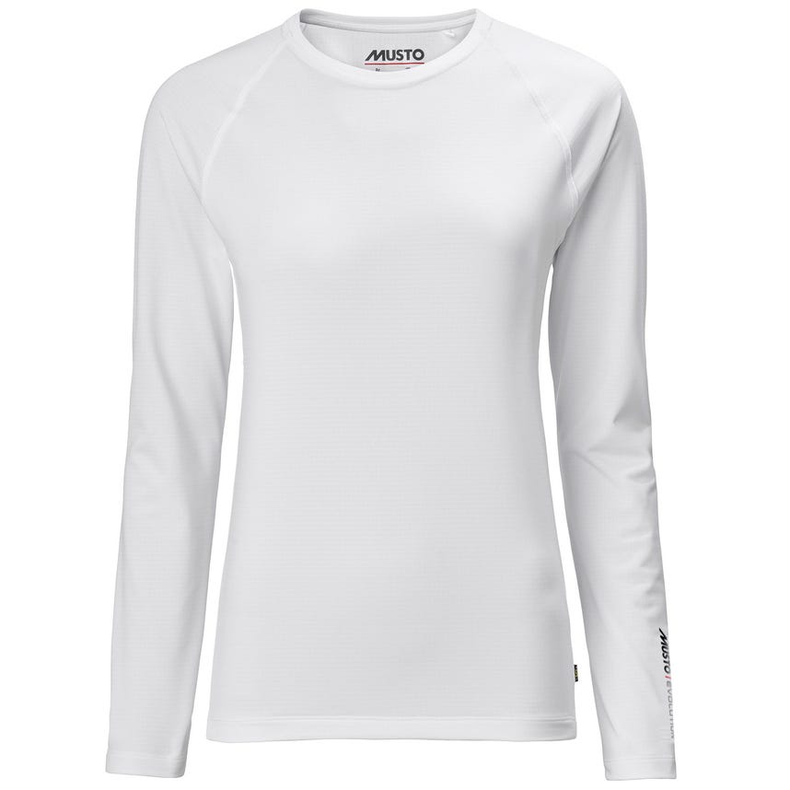 MUSTO EVO SUNBLOCK LS TEE 2.0 FW -14 -002 WHITE