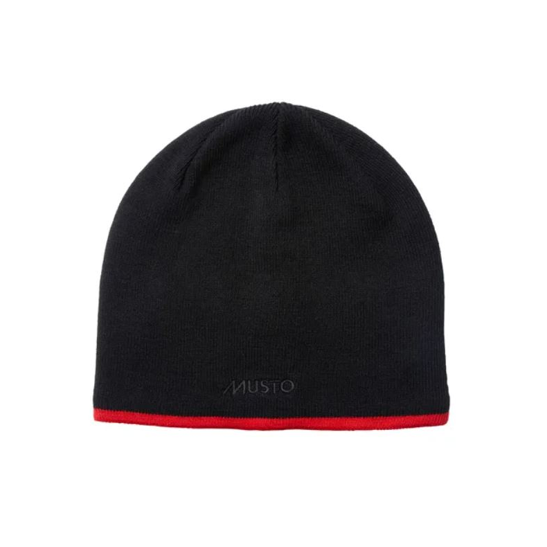 Musto Knitted Beanie, Sort, Onesize