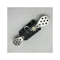 Skdevogn m/kontrolblokke - 4 Hjul -  for 22 mm skinne (eks. RWO XT2 skinne)