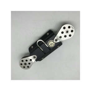 Skødevogn m/kontrolblokke - 4 Hjul -  for 22 mm skinne (eks. RWO XT2 skinne)