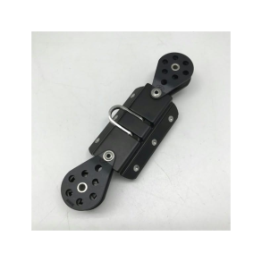 Skdevogn m/kontrolblokke - 6 Hjul -  for 22 mm skinne (eks. RWO XT2 skinne)