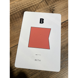 Kort med signalflag A - Z Kort med signalflag B
