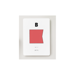 Kort med signalflag A - Z Kort med signalflag B