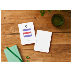 Kort med signalflag A - Z Kort med signalflag C