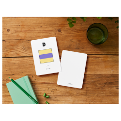 Kort med signalflag A - Z Kort med signalflag D