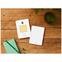 Kort med signalflag A - Z Kort med signalflag Q