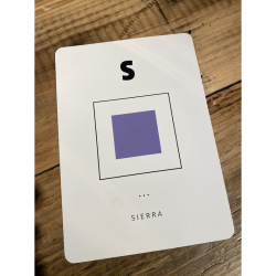 Kort med signalflag A - Z Kort med signalflag S