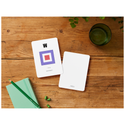 Kort med signalflag A - Z Kort med signalflag W