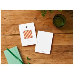 Kort med signalflag A - Z Kort med signalflag Y