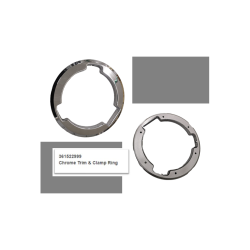 Lewmar Chrome Trim & Clamp Ring til Runde :250mm kojer