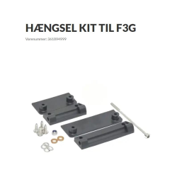 Lewmar hngsel kit til F3G skylight