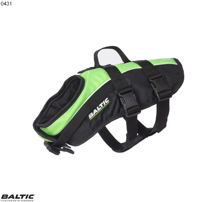Hundevest Macot Grn-Sort BALTIC 0431 Str. 8-15