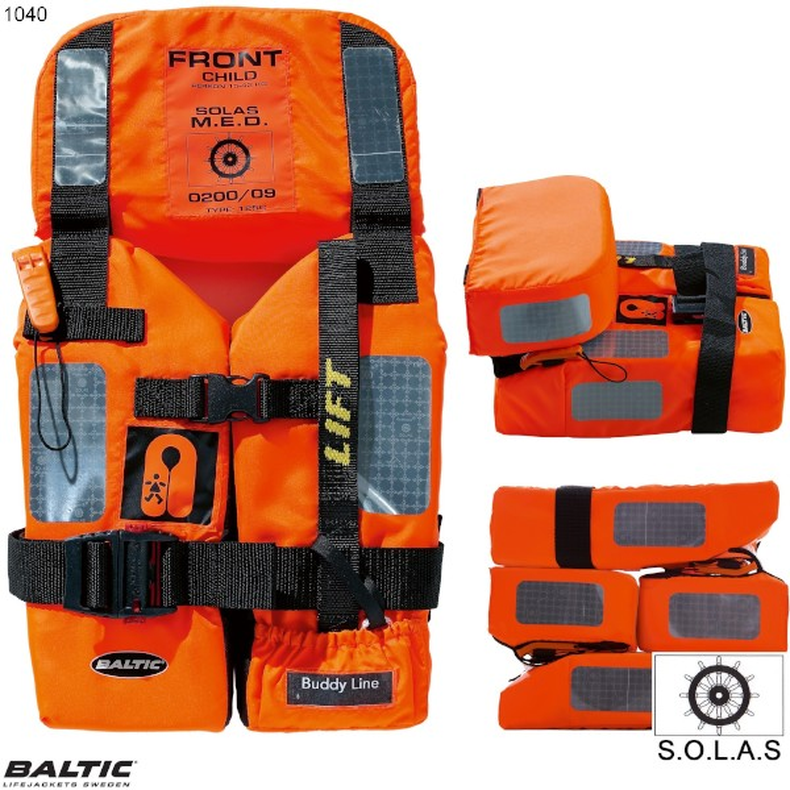 SOLAS 2010 Child 15-43 Orange BALTIC 1040 Str. 15-43