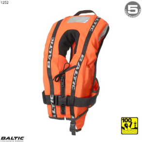 Bambi Super Soft redningsvest Orange BALTIC 1252 Str. 3-12