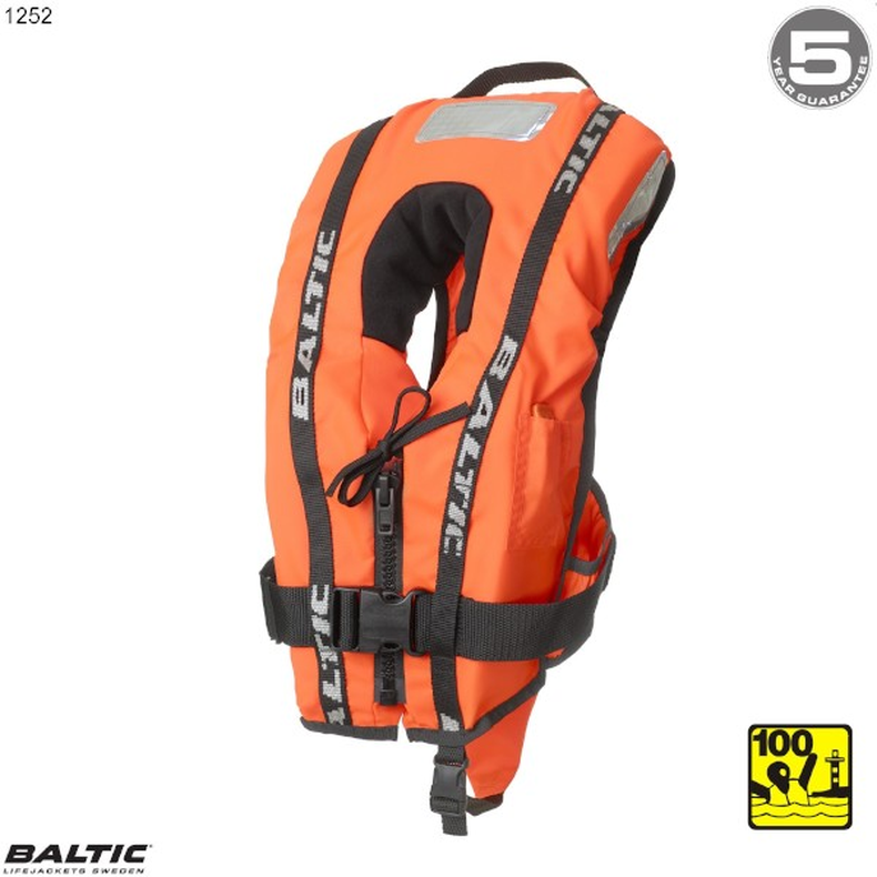 Bambi Super Soft redningsvest Orange BALTIC 1252 Str. 3-12