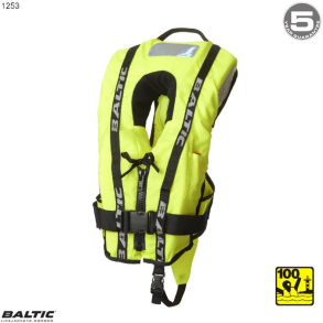Bambi Super Soft redningsvest UV_Gul BALTIC 1253 Str. 3-12