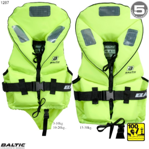 Pro Sailor redningsvest UV_Gul BALTIC 1287 Str. 3-10