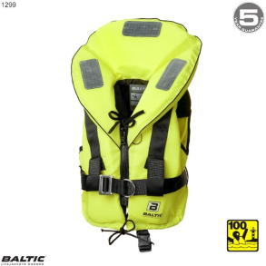 Ocean Brne redningsvest m. sele UV_Gul BALTIC 1299 Str. 3-15