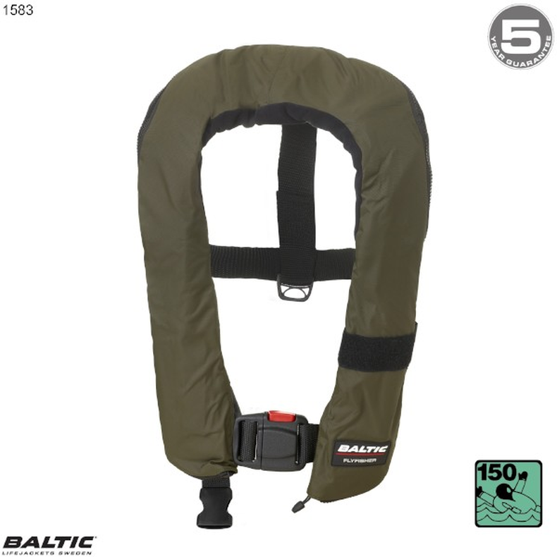 Fisherman Pro 150 auto Oliven BALTIC 1583 Str. 40-150