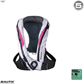 Athena 165 auto Harness Hvid-Rosa BALTIC 1667 Str. 40-120