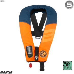 Epiq 165 auto harness Orange-Navy BALTIC 1933 Str. 40-150 kg