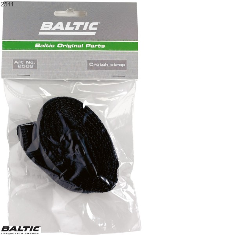 Skridtgjord Dinghy XS/S+Hivis Sort BALTIC 2511 Str. 25mm