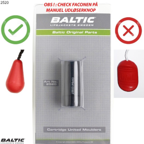 Cartridge United Moulders Sort BALTIC 2520 Str. 