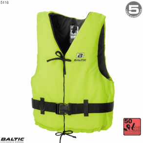 Aqua Svmmevest UV_Gul BALTIC 5116 Str. 90+