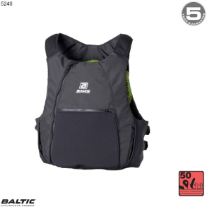 Extreme Actionvest Sort BALTIC 5248 Str. 70-90